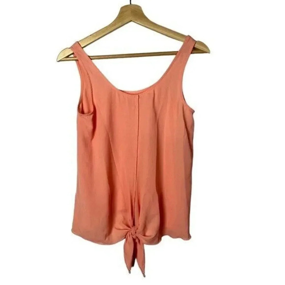 Rachel Rachel Roy Peach Tie Back Tank Top XS - Picture 2 of 4